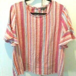 For Cynthia - Top - Linen - PXL - Short Sleeve